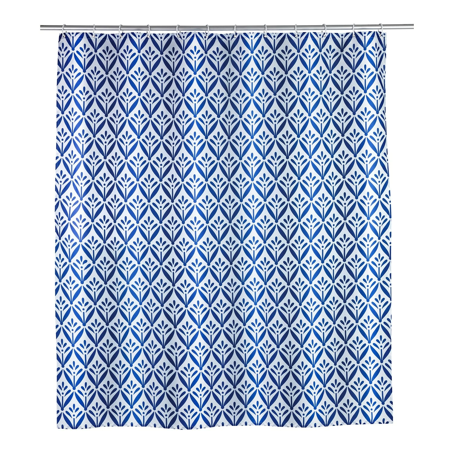 WENKO Duschvorhang Lorca - Polyester - Mehrfarbig 3 WENKO Duschvorhang Lorca - Polyester - Mehrfarbig