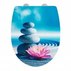 WENKO WC-Sitz Spirit - Thermoplast - Mehrfarbig