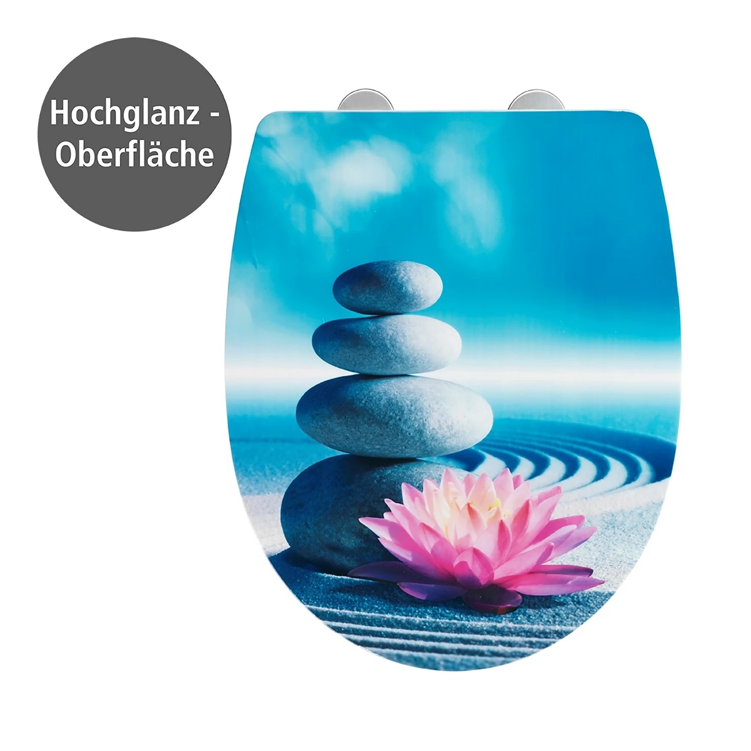 WENKO WC-Sitz Spirit - Thermoplast - Mehrfarbig 7 WENKO WC-Sitz Spirit - Thermoplast - Mehrfarbig – Bild 5