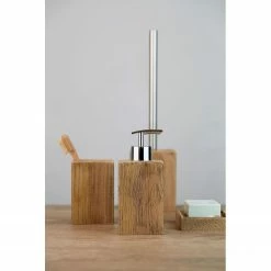 WENKO WC-Garnitur Marla - Polyresin - Braun -Badaccessoires Verkäufe 1000181596 190716 12370500530 MOOD DETAILS P000000001000181596 mood