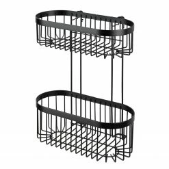 WENKO Wandregal Classic Plus - Stahl - Schwarz -Badaccessoires Verkäufe 1000181604 190716 12370600554 DETAILS P000000001000181604