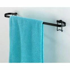 WENKO Handtuchstange Classic Plus - Stahl - Schwarz -Badaccessoires Verkäufe 1000181612 190716 12370600577 MOOD DETAILS P000000001000181612 mood