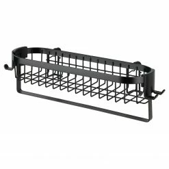 WENKO Wandablage Classic Plus I - Stahl - Schwarz -Badaccessoires Verkäufe 1000181618 190716 12370700597 DETAILS P000000001000181618