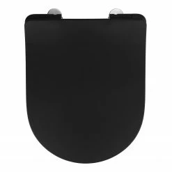 WENKO WC-Sitz Sedilo - Duroplast - Schwarz