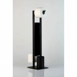 WENKO WC-Garnitur Rivalta - Stahl / Polypropylen - Schwarz -Badaccessoires Verkäufe 1000181642 190716 12371000672 MOOD DETAILS P000000001000181642 mood 1