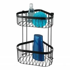 WENKO Eckregal Classic Plus - Stahl - Schwarz