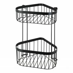 WENKO Eckregal Classic Plus - Stahl - Schwarz -Badaccessoires Verkäufe 1000181653 190716 12371200712 DETAILS P000000001000181653