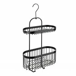 WENKO Bad-Caddy Classic Plus - Stahl - Schwarz -Badaccessoires Verkäufe 1000181657 190716 12371300728 DETAILS P000000001000181657