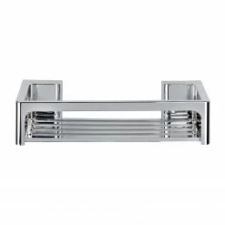 WENKO Wandablage Power-Loc Bralia - Acrylnitril-Butadien-Styrol (ABS) - Silber - 30 x 12 cm -Badaccessoires Verkäufe 1000181659 200519 12511300404 DETAILS P000000001000181659