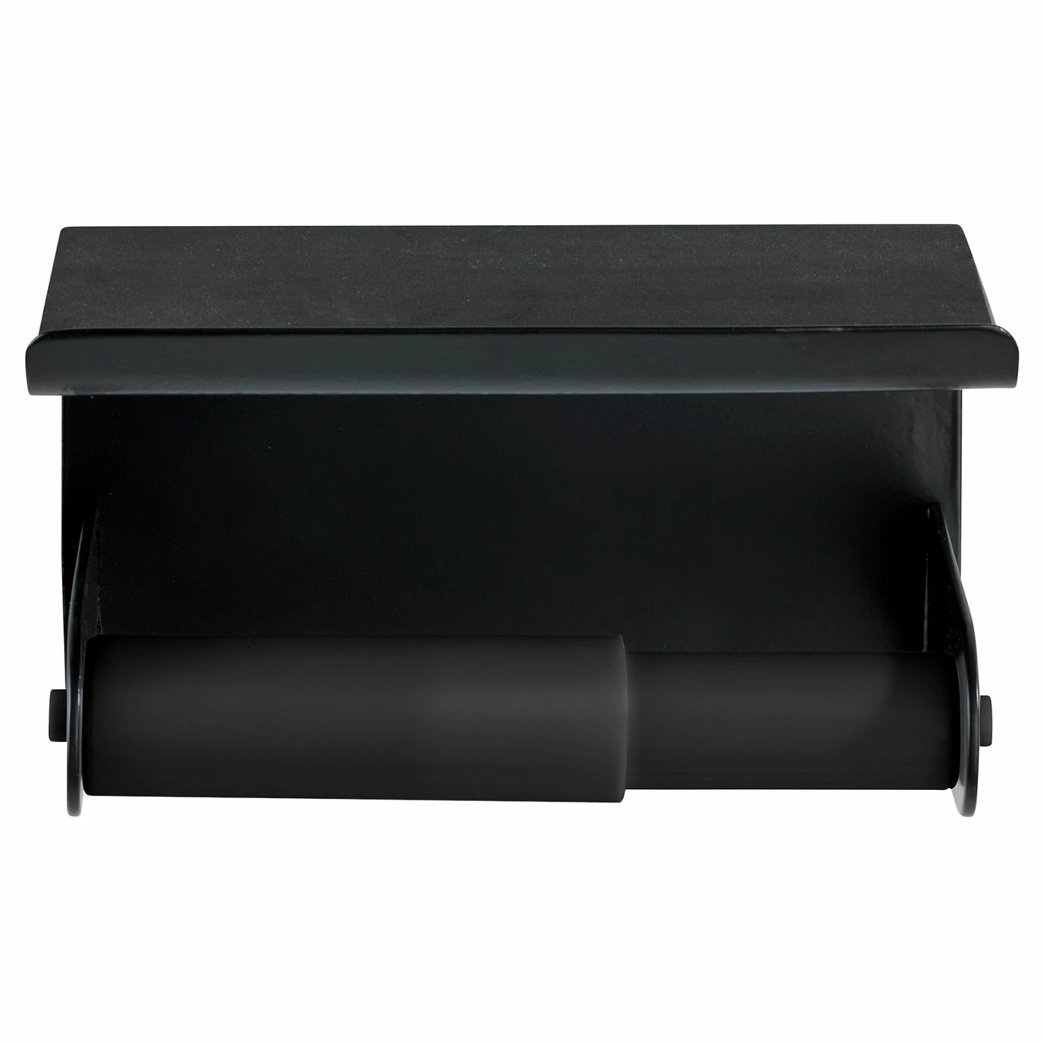 WENKO Toilettenpapierhalter Classic Plus II - Stahl - Schwarz 7 WENKO Toilettenpapierhalter Classic Plus II - Stahl - Schwarz – Bild 5