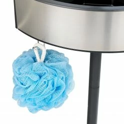 WENKO Teleskop-Duschecke Premium - Aluminium / Polystyrol - Silber / Schwarz -Badaccessoires Verkäufe 1000181684 190716 12371700812 DETAILS P000000001000181684