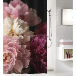 Kleine Wolke Duschvorhang Rosemarie - Polyester - Mehrfarbig -Badaccessoires Verkäufe 1000205375 200428 12060800021 MOOD DETAILS P000000001000205375 mood