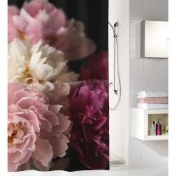 Kleine Wolke Duschvorhang Rosemarie - Polyester - Mehrfarbig -Badaccessoires Verkäufe 1000205375 200428 16461200025 MOOD DETAILS P000000001000205375 mood