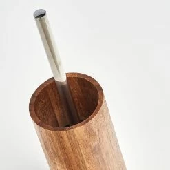 Zeller WC-Bürste Twisp - Akazie massiv / Edelstahl - Grau -Badaccessoires Verkäufe 1000218244 200707 12193100010 DETAILS P000000001000218244