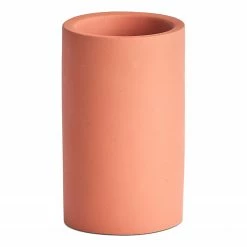 Zeller Zahnputzbecher Trench - Zement - Orange