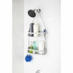 Umbra Duschcaddy Flex - Thermoplastischer Kunststoff / Silikon - Weiß -Badaccessoires Verkäufe 1000220536 200817 10404100349 MOOD DETAILS P000000001000220536 mood