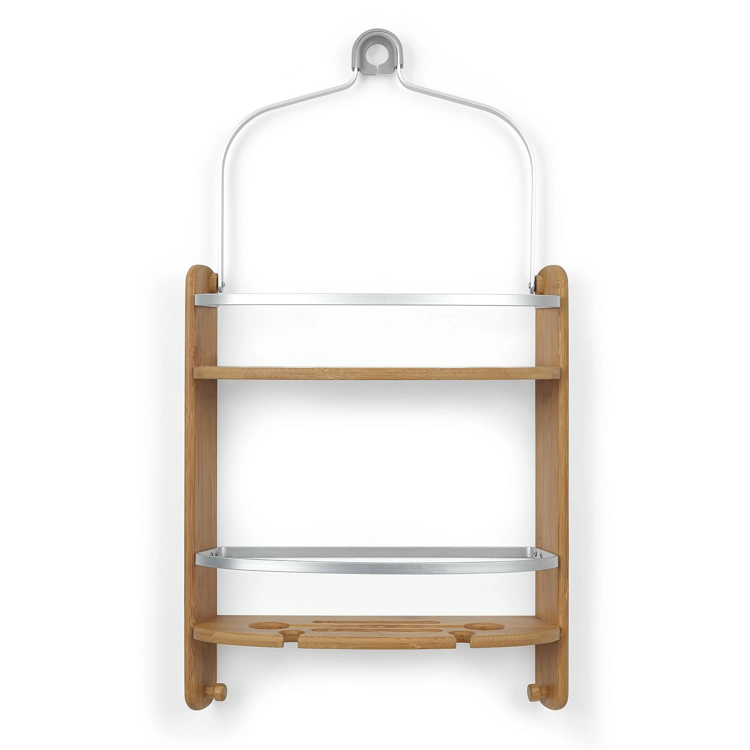 Umbra Duschcaddy Barrel - Aluminium / Bambus - Beige 9 Umbra Duschcaddy Barrel - Aluminium / Bambus - Beige – Bild 7