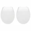 WENKO WC-Sitz Kos (2er-Set) - Thermosplast / Kunststoff - Weiß - Absenkautomatik -Badaccessoires Verkäufe 1000237871 210104 10024600069 IMAGE P000000001000237871