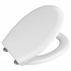 WENKO WC-Sitz Rieti (2er-Set) - Duroplast / Edelstahl - Weiß - Absenkautomatik -Badaccessoires Verkäufe 1000237879 210104 10024800093 DETAILS P000000001000237879