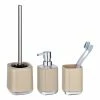 WENKO Bad-Accessoire-Set Masone (3-teilig) - Polystyrol - Sand -Badaccessoires Verkäufe 1000238001 210104 10031200438 IMAGE P000000001000238001