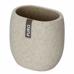 WENKO Bad-Accessoire Set Puro (3-teilig) - Polyresin - Beige -Badaccessoires Verkäufe 1000238011 210104 10031800499 DETAILS P000000001000238011