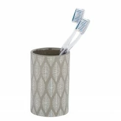 WENKO Bad-Accessoire-Set Tupian (3-teilig) - Keramik - Lichtgrau -Badaccessoires Verkäufe 1000238017 210104 10032000537 DETAILS P000000001000238017