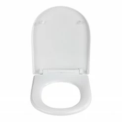 WENKO WC-Sitz Exclusive Nr. 3 - Duroplast / Edelstahl - Weiß / Silber -Badaccessoires Verkäufe 1000242980 210909 10150000003 DETAILS P000000001000242980