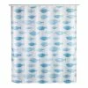 WENKO Duschvorhang Aquamarin - Polyester - Blau / Weiß -Badaccessoires Verkäufe 1000242990 210129 09315800146 IMAGE P000000001000242990