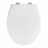 WENKO WC-Sitz Ikaria - Duroplast / Edelstahl - Weiß -Badaccessoires Verkäufe 1000243005 210129 09320400185 IMAGE P000000001000243005