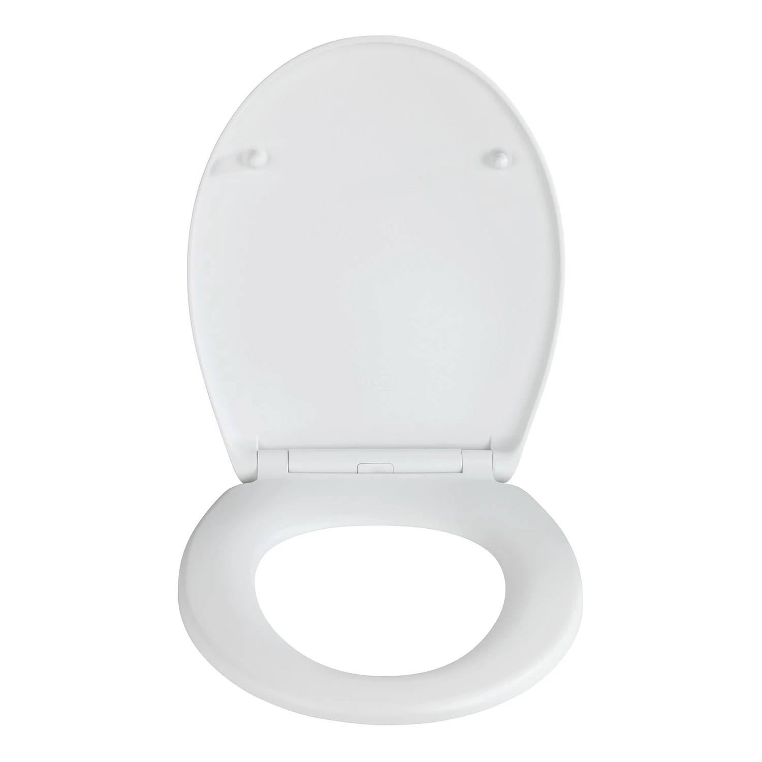 WENKO WC-Sitz Ikaria - Duroplast / Edelstahl - Weiß 4 WENKO WC-Sitz Ikaria - Duroplast / Edelstahl - Weiß – Bild 2