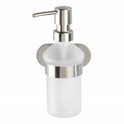 WENKO Seifenspender Orea - Edelstahl - Silber