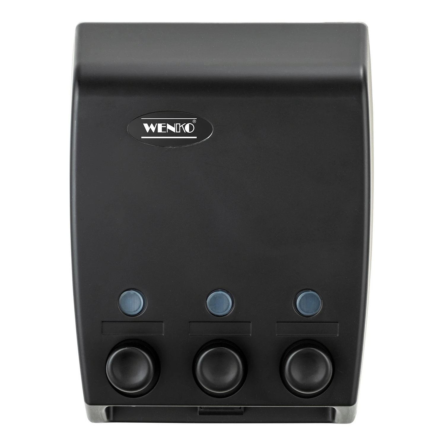 WENKO Seifenspender Varese (3-Kammer) - Kunststoff - Schwarz 3 WENKO Seifenspender Varese (3-Kammer) - Kunststoff - Schwarz