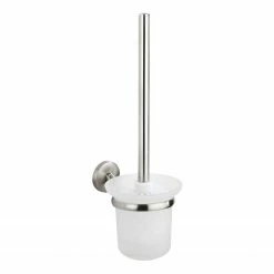 WENKO WC-Bürste Cuba - Zinkdruckguss - Silber