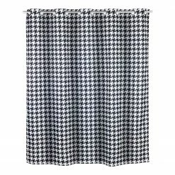 WENKO Duschvorhang Fashion Flex - Polyester - Schwarz