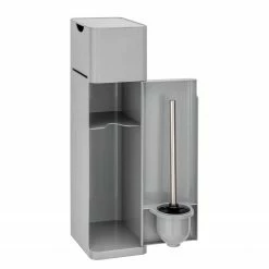 WENKO Stand WC-Garnitur Imon - Kunststoff - Grau -Badaccessoires Verkäufe 1000243052 210129 09323000318 DETAILS P000000001000243052 1