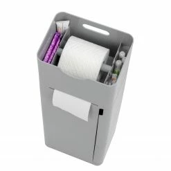 WENKO Stand WC-Garnitur Imon - Kunststoff - Grau -Badaccessoires Verkäufe 1000243052 210129 09323000320 DETAILS P000000001000243052 1