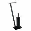 WENKO Stand WC-Garnitur Lirio - Metall - Schwarz -Badaccessoires Verkäufe 1000243058 210129 09323200338 IMAGE P000000001000243058