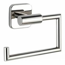 WENKO Toilettenpapierhalter Mezzano II - Edelstahl - Silber
