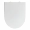 WENKO WC-Sitz Exclusive Nr. 4 - Duroplast / Edelstahl - Weiß / Silber