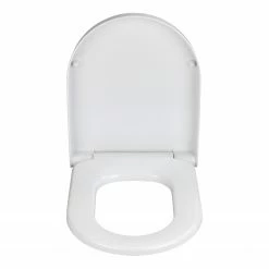 WENKO WC-Sitz Exclusive Nr. 4 - Duroplast / Edelstahl - Weiß / Silber -Badaccessoires Verkäufe 1000243076 210909 10150000014 DETAILS P000000001000243076