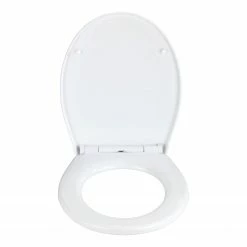 WENKO WC-Sitz Ostuni - Thermoplast / Edelstahl - Weiß -Badaccessoires Verkäufe 1000243078 210129 09323400399 DETAILS P000000001000243078