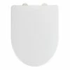 WENKO WC-Sitz Exclusive Nr. 9 - Duroplast / Edelstahl - Weiß / Silber -Badaccessoires Verkäufe 1000243083 210909 10150000024 IMAGE P000000001000243083