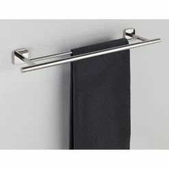 WENKO Badetuchstange Duo Mezzano - Edelstahl - Silber -Badaccessoires Verkäufe 1000243098 210129 09324500449 DETAILS P000000001000243098