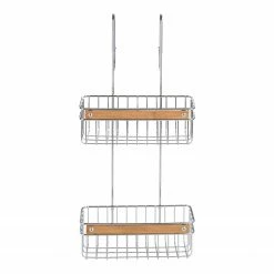 WENKO Badregal Zerbo - Edelstahl - Silber