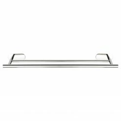 WENKO Badetuchstange Duo Orea Shine - Edelstahl - Silber