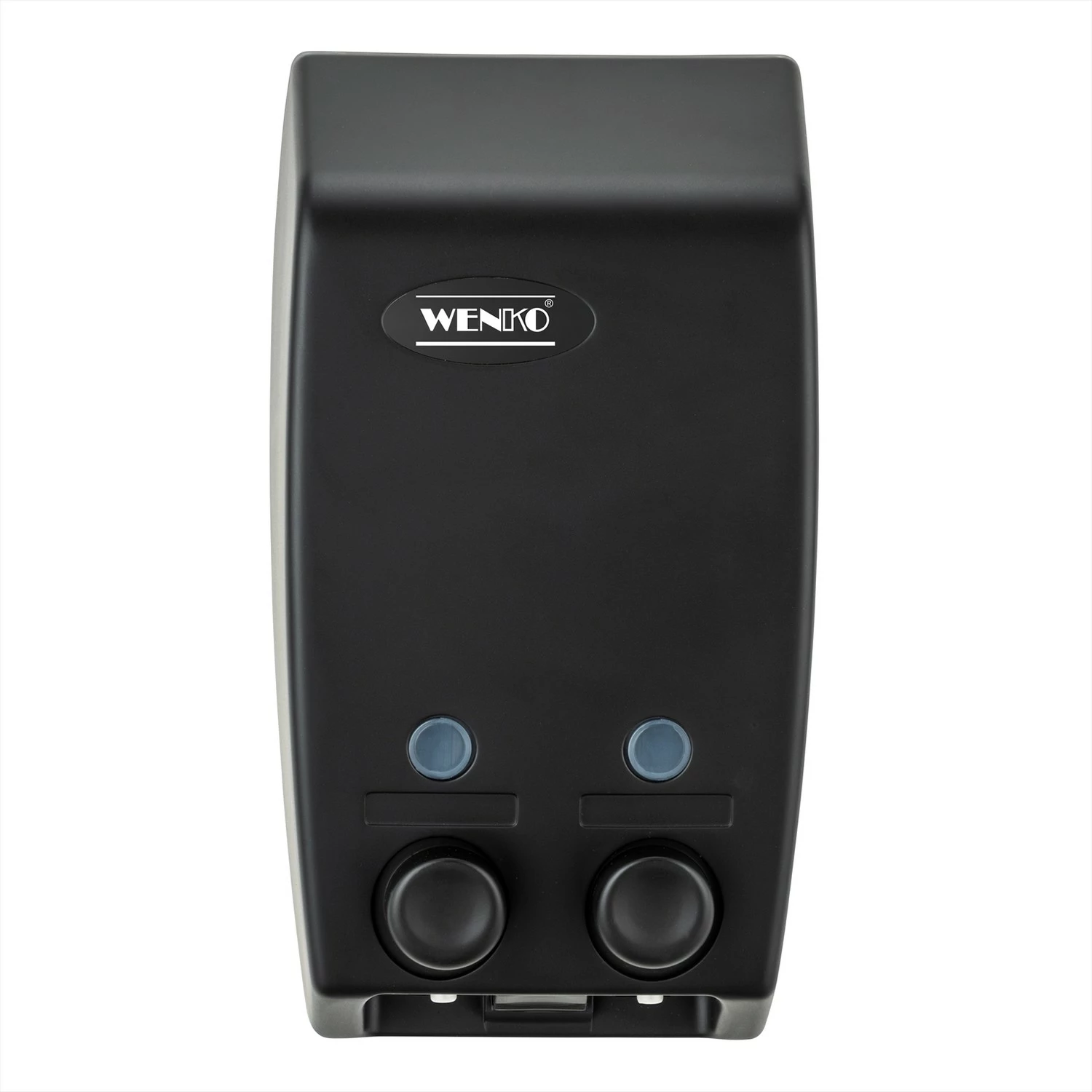 WENKO Seifenspender Varese (2-Kammer) - Kunststoff - Schwarz 4 WENKO Seifenspender Varese (2-Kammer) - Kunststoff - Schwarz – Bild 2