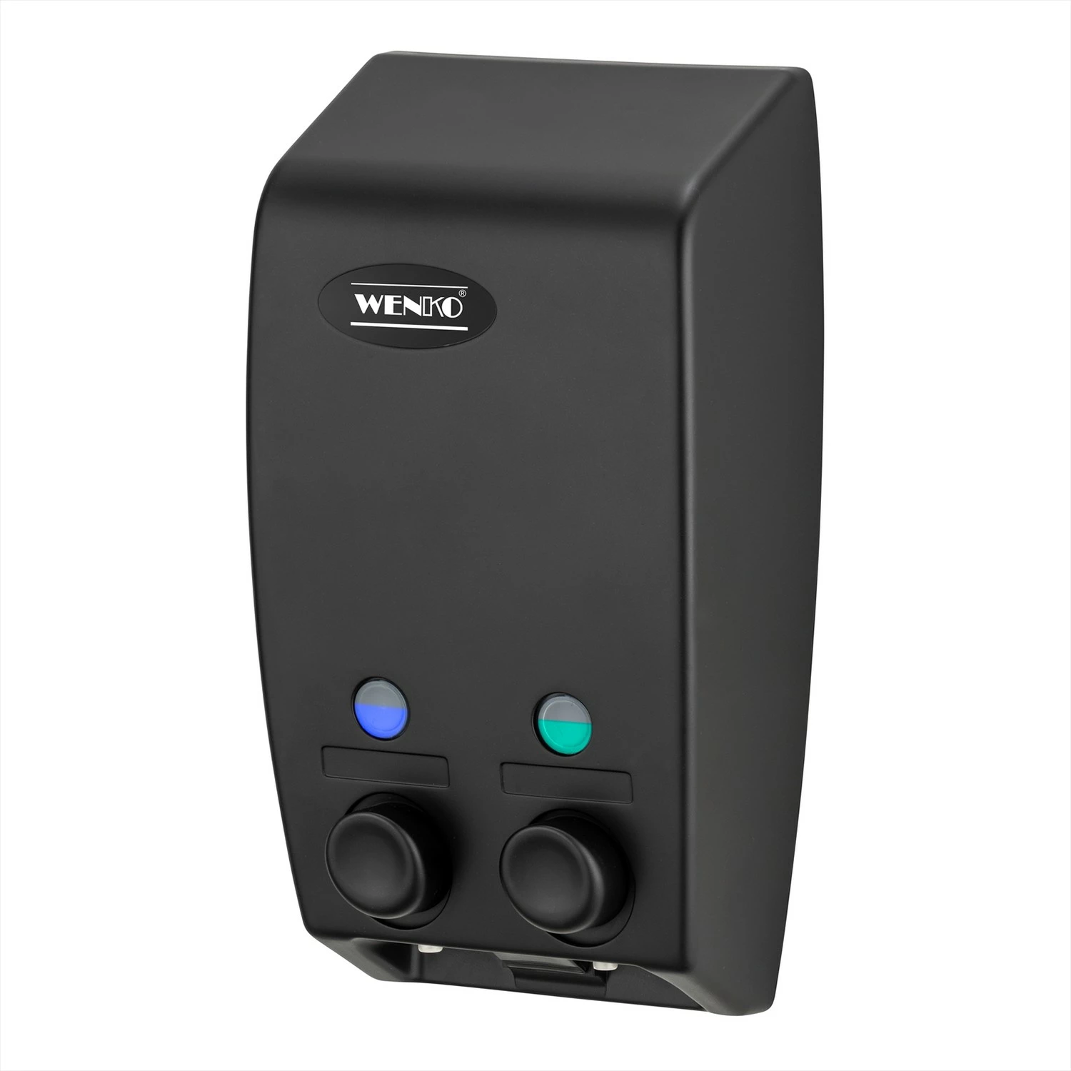 WENKO Seifenspender Varese (2-Kammer) - Kunststoff - Schwarz 5 WENKO Seifenspender Varese (2-Kammer) - Kunststoff - Schwarz – Bild 3