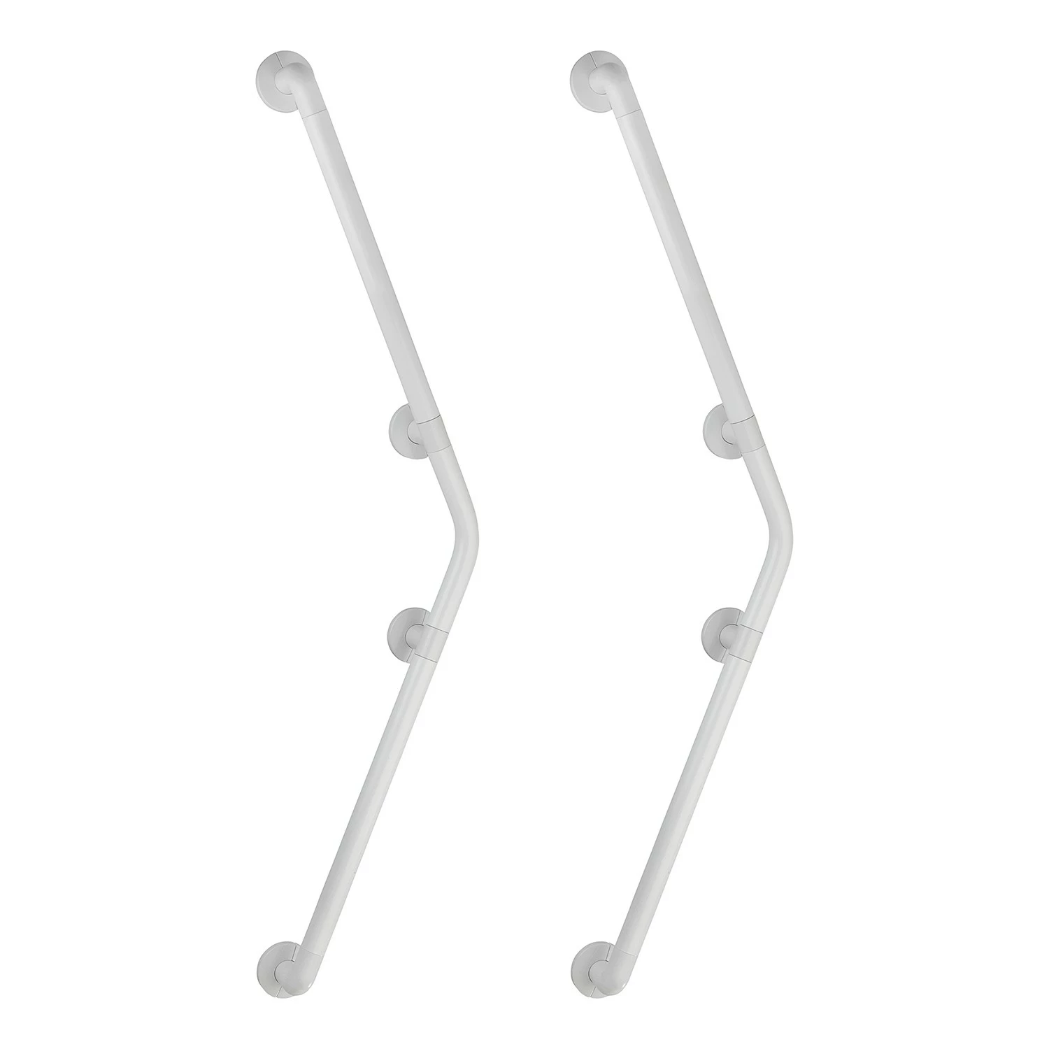 WENKO Wandhaltegriff Secura IV (2er-Set) - Aluminium / Kunststoff - Weiß 3 WENKO Wandhaltegriff Secura IV (2er-Set) - Aluminium / Kunststoff - Weiß