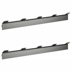 WENKO Hakenleiste Montella (2er-Set) - Aluminium - Anthrazit