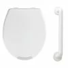 WENKO WC-Sitz Secura - Aluminium / Duroplasz - Weiß -Badaccessoires Verkäufe 1000243169 210129 09331800633 IMAGE P000000001000243169